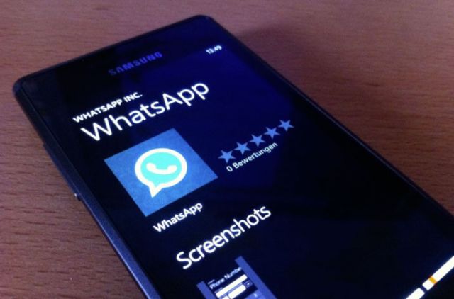 WhatsApp на Windows Phone