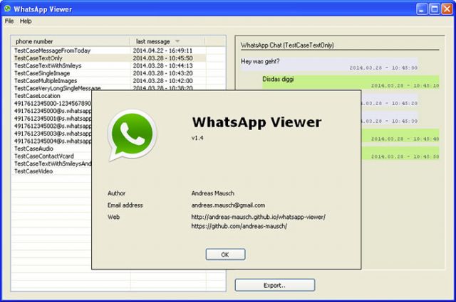Программа Whatsapp Viewer