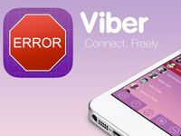 ошибка активации Viber