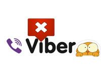 ошибки в Viber