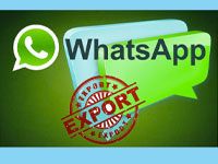 экспорт чата whatsapp